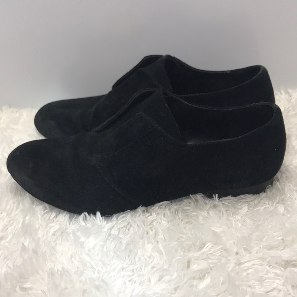 Black loafers